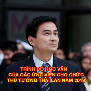 Trình độ học vấn của các ứng viên cho chức thủ tướng Thái Lan năm 2019  