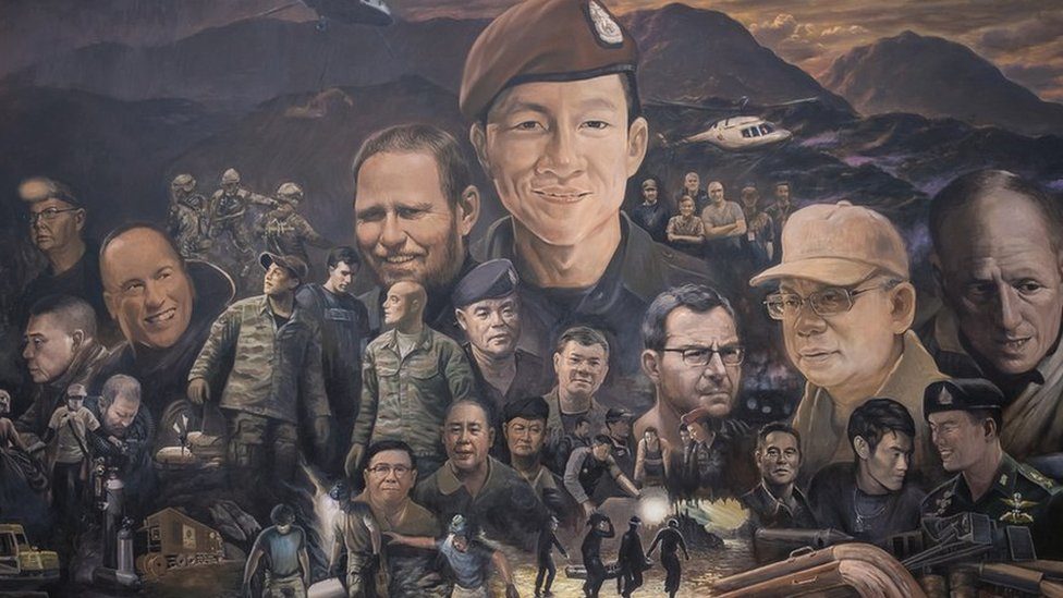 Tác phẩm “THE HEROES” của hơn 200 họa sĩ của Chiang Rai, Thái Lan